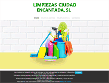 Tablet Screenshot of limpiezasciudadencantada.com